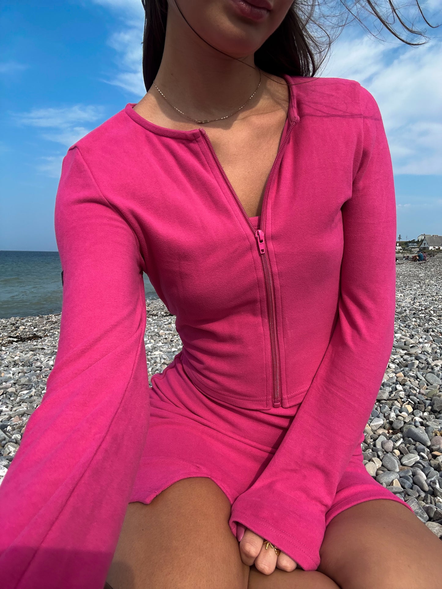 FUSHIA SOFT MINI ZIP - HUG