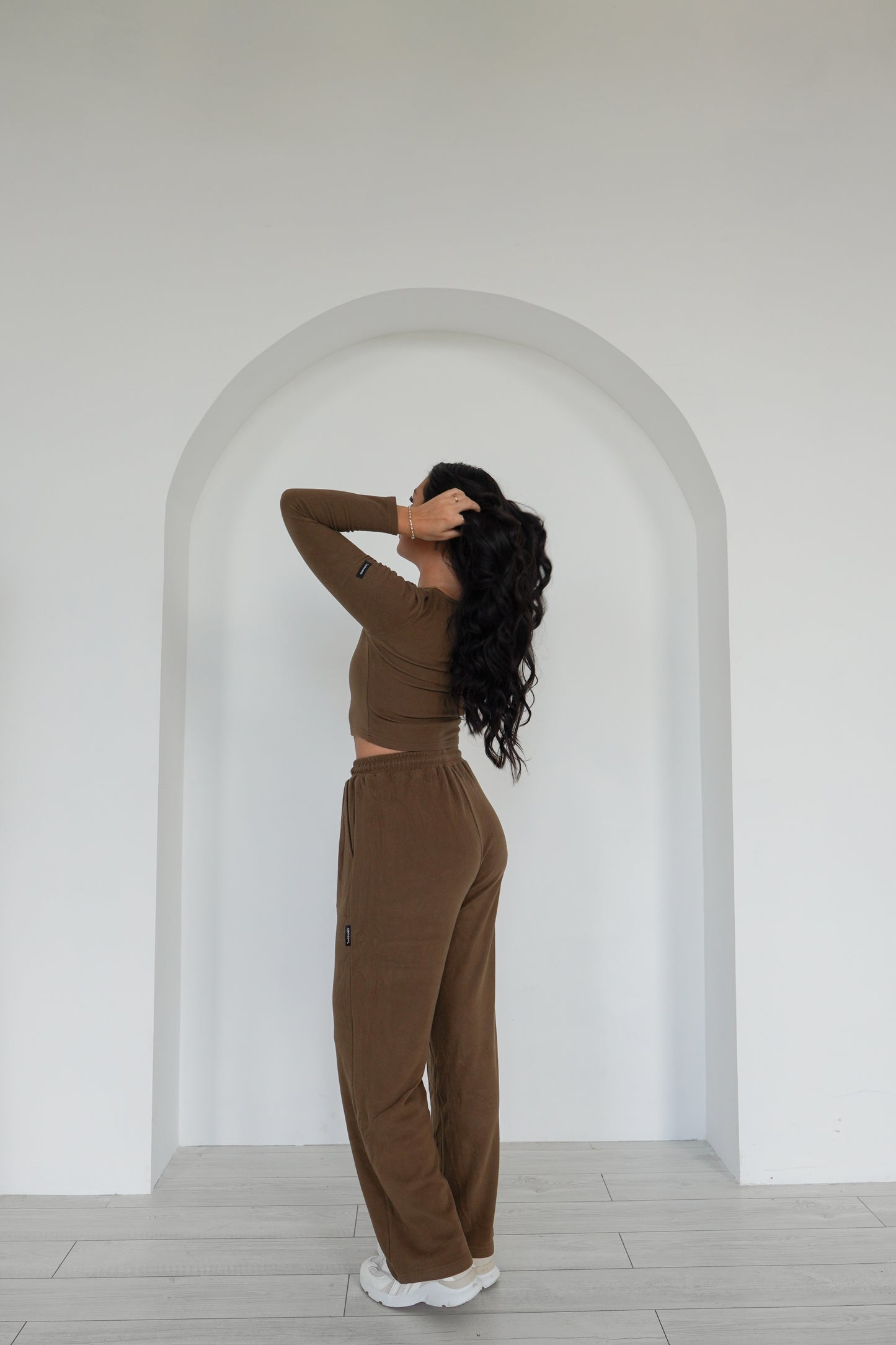 OLIVE BROWN SOFT PANTS - HUG