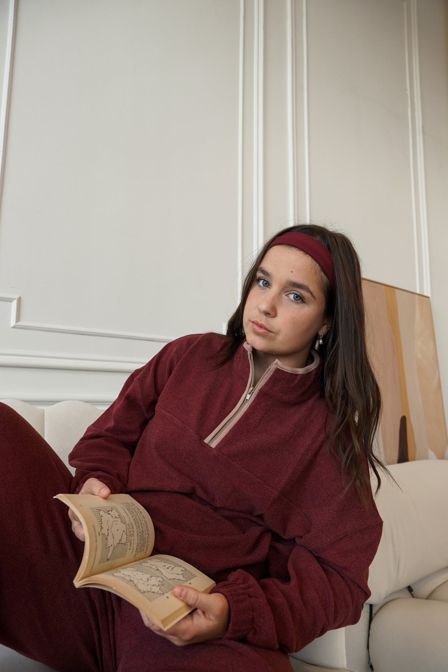 BOURGOGNE ZIP-UP DOUX - HUG