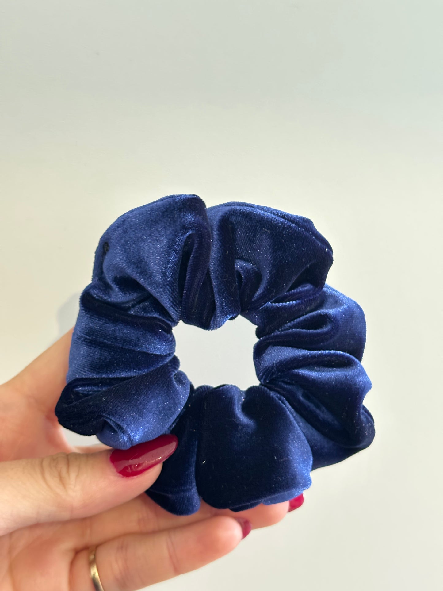 SCRUNCHIES BLEU MINUIT- COUSUS PAR CHLOÉ