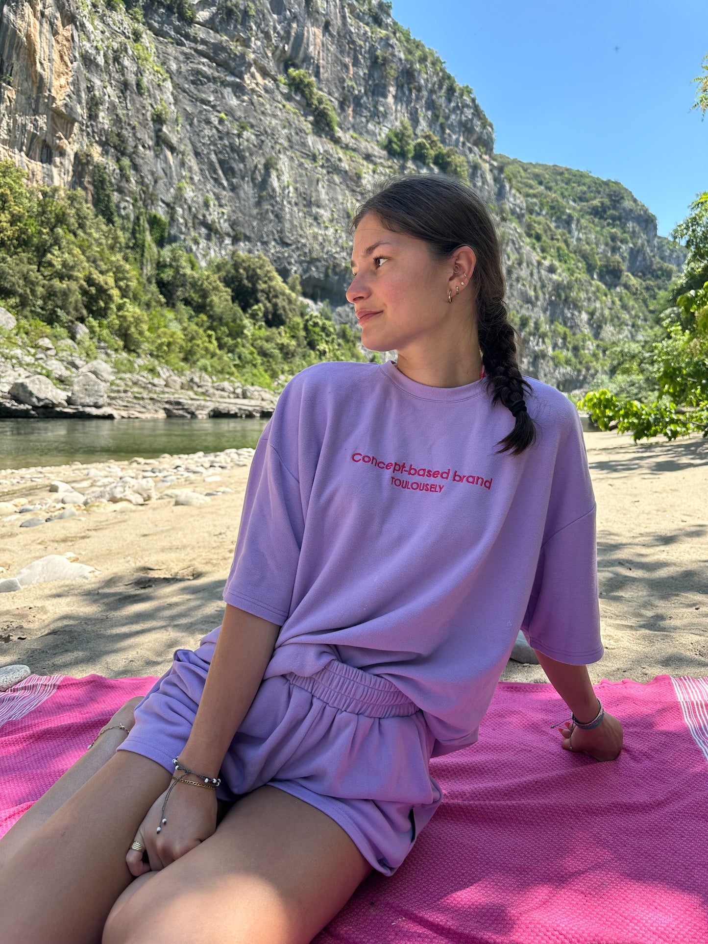 PURPLE SOFT T-SHIRTS - HUG
