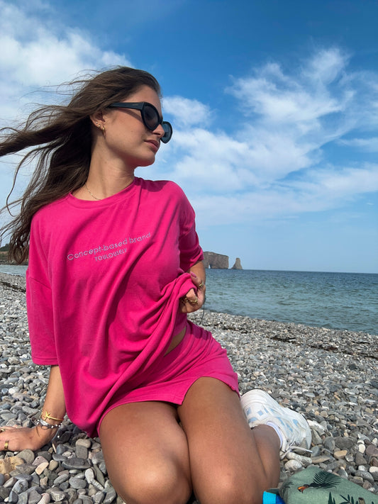 FUSHIA SOFT T-SHIRTS - HUG