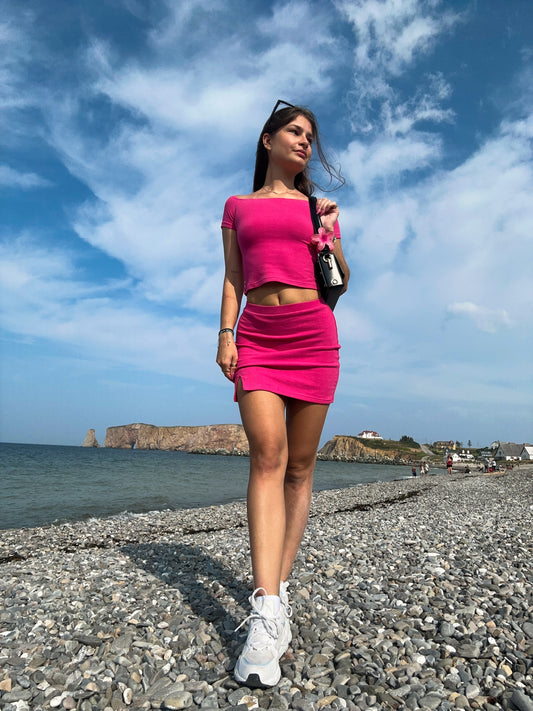 FUSHIA SOFT SKIRT - HUG