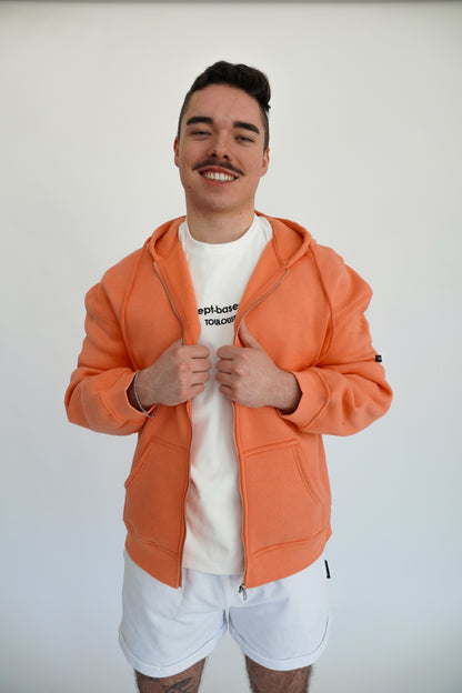 ORANGE OVERSIZED JACKET - DARING