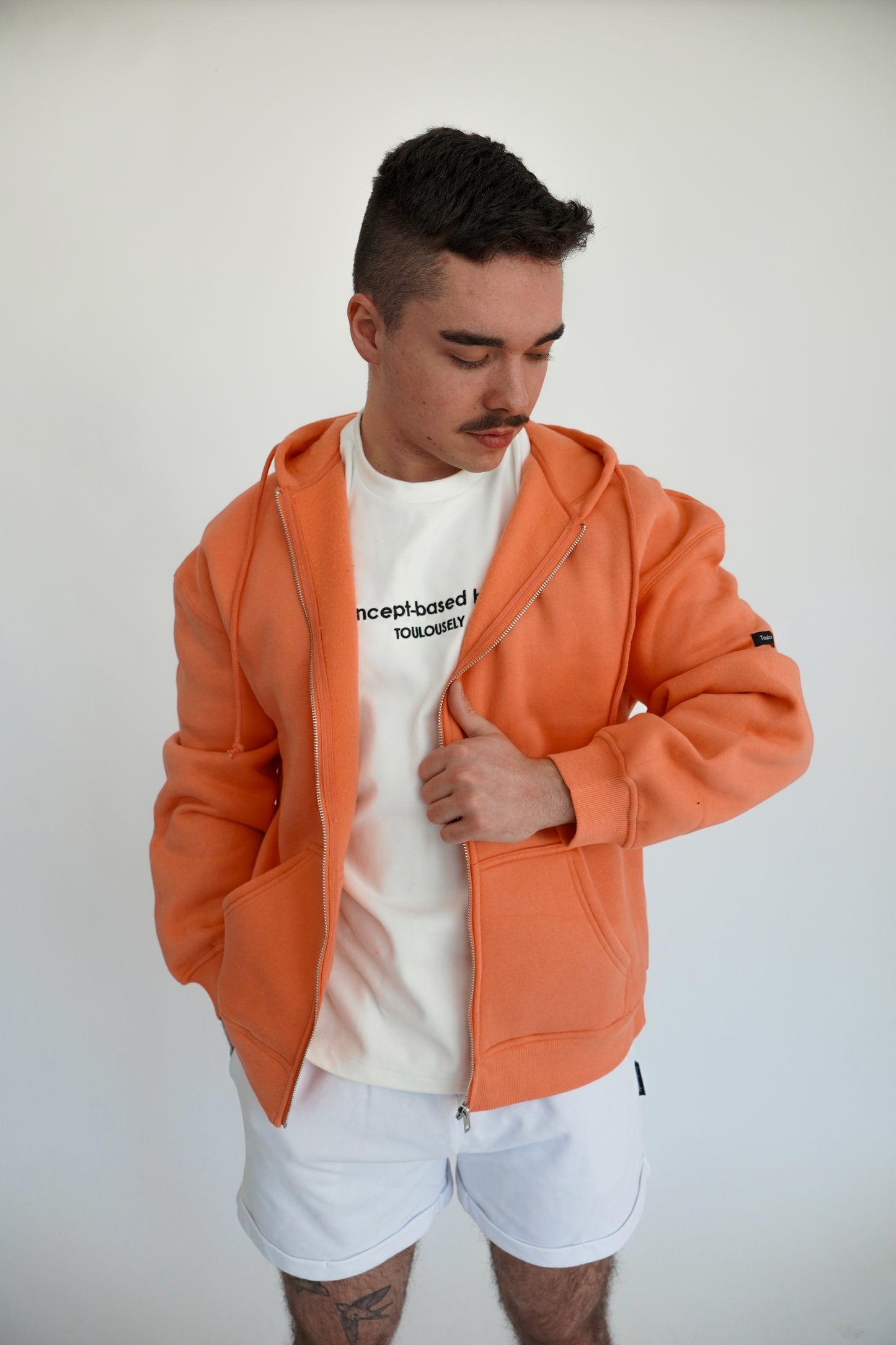 ORANGE OVERSIZED JACKET - DARING