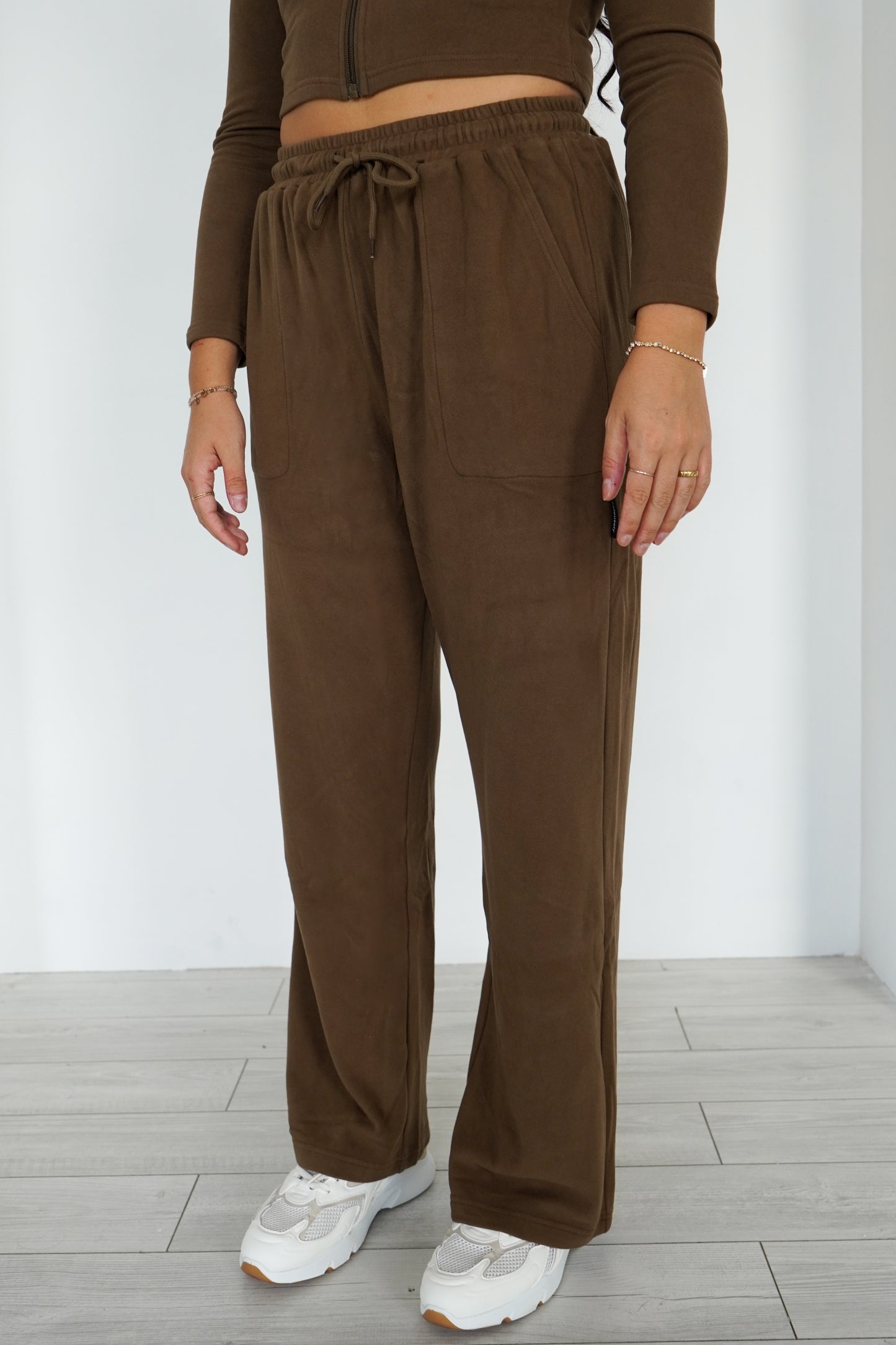 OLIVE BROWN SOFT PANTS - HUG