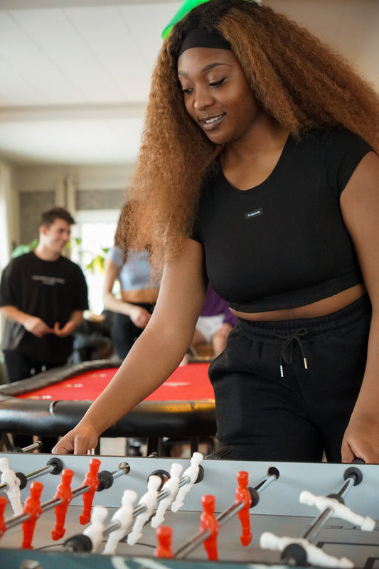 CROP TOPS MANCHES COURTES (TEE)