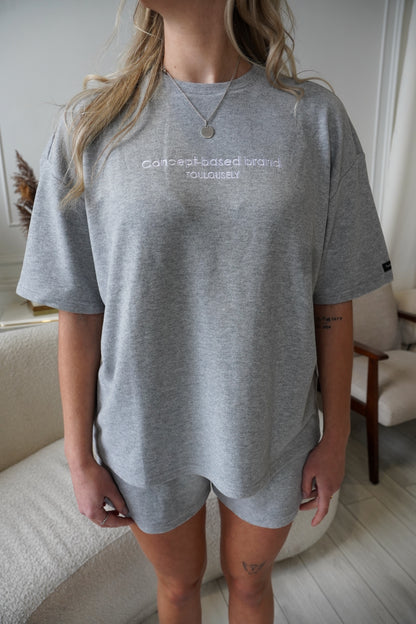 GRAY SOFT T-SHIRTS - HUG