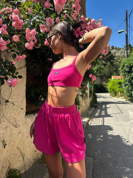 FUSHIA SOFT SHORTS - HUG