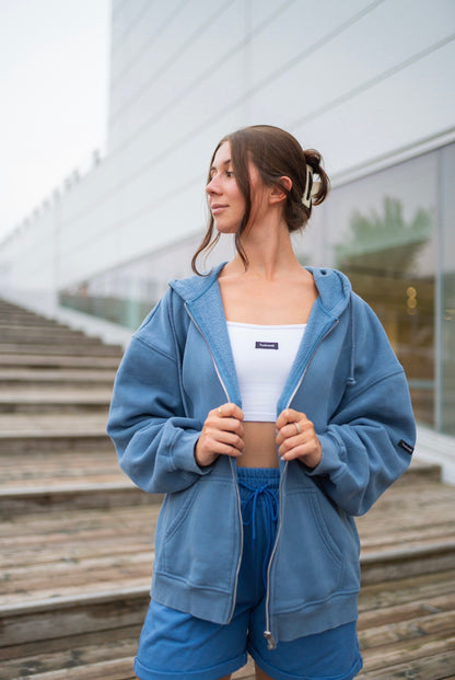 BLEU VESTE OVERSIZED - DARING