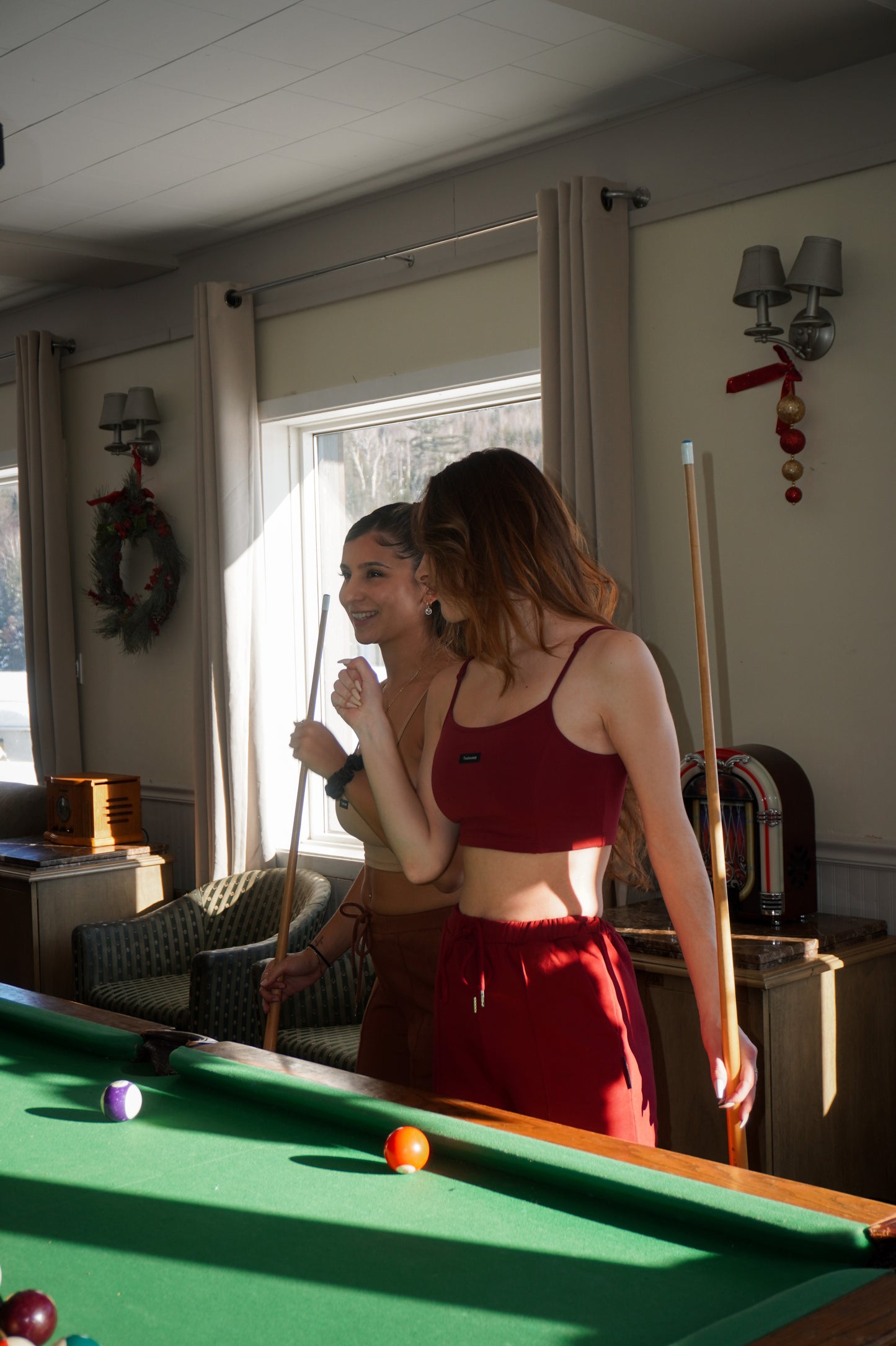 ROUGE CAMI CROP TOP