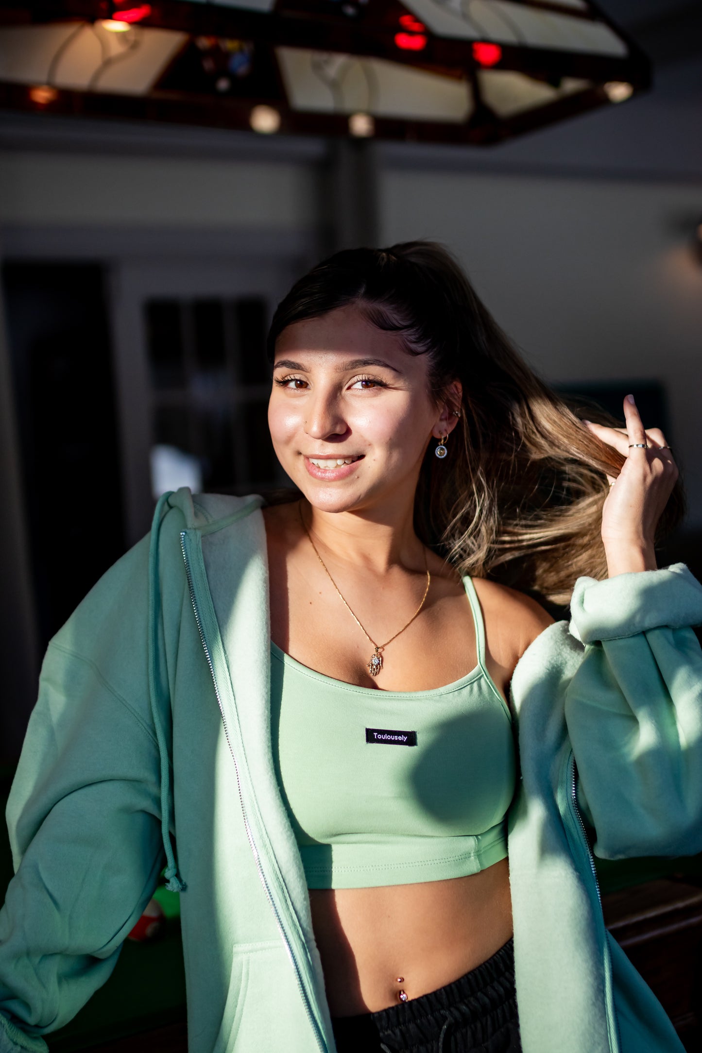 SAGE GREEN OVERSIZED JACKET - DARING