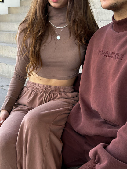 TAUPE PANTALONS DOUX - HUG