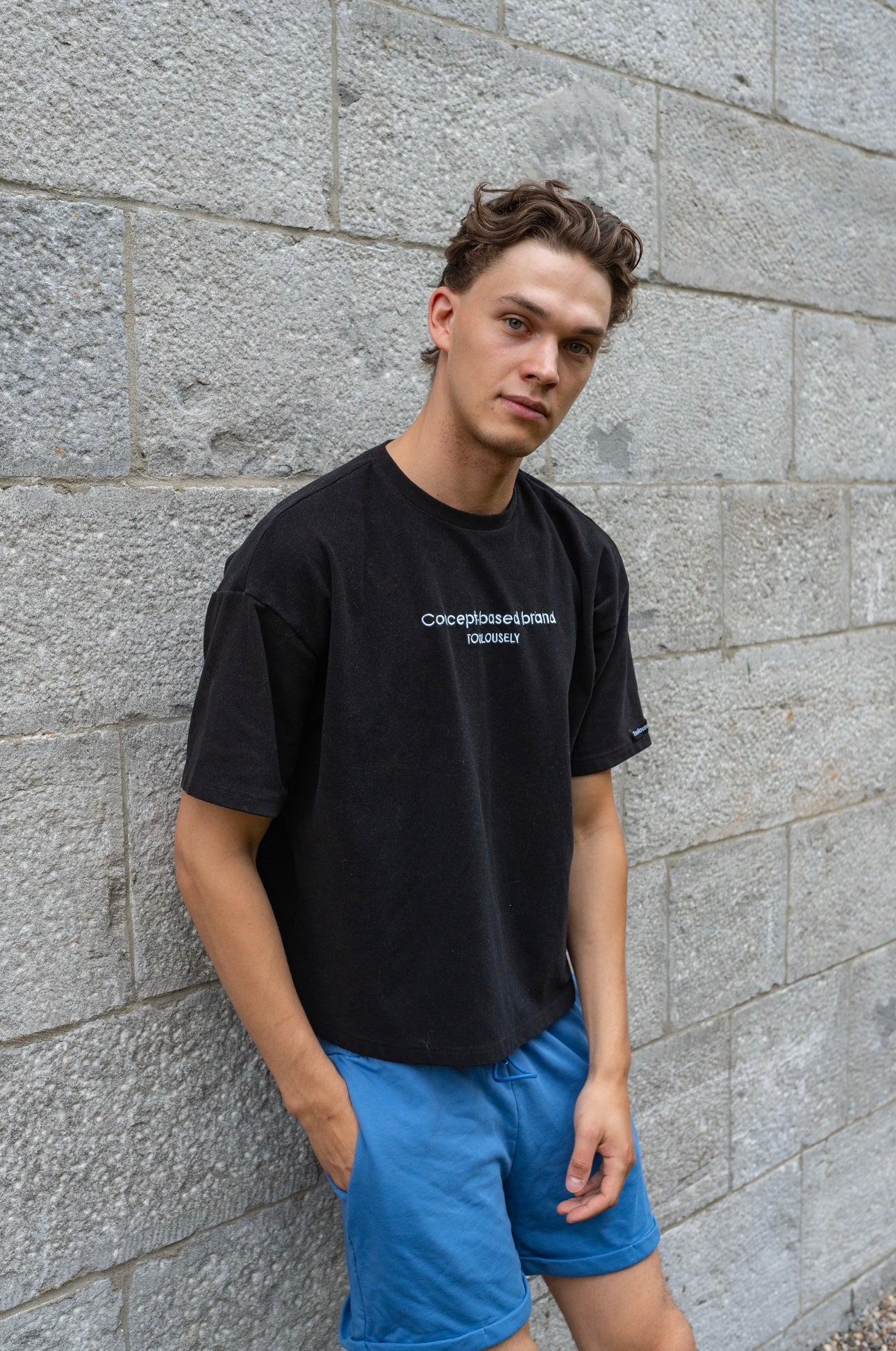 NOIR T-SHIRTS DOUX