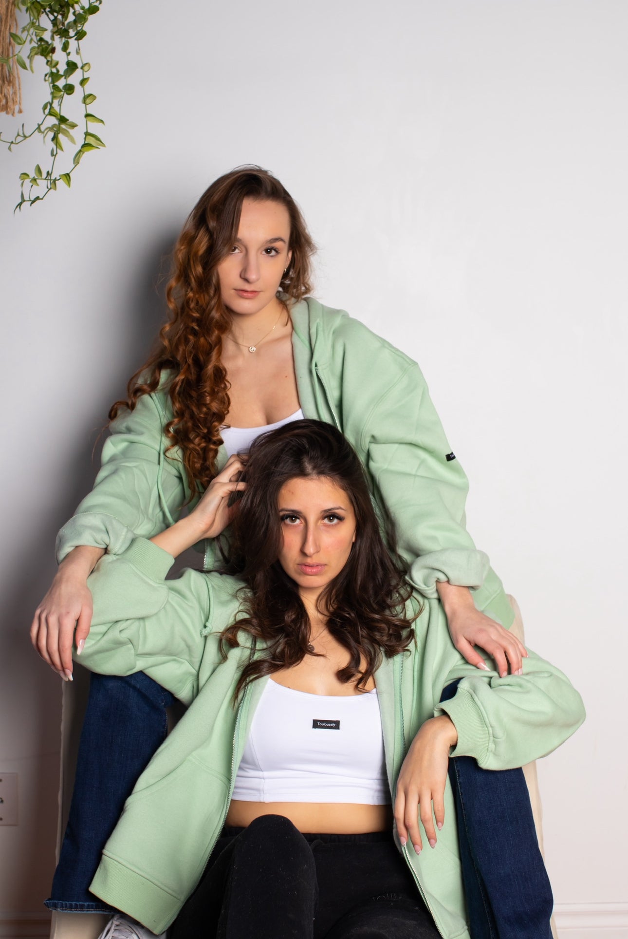 SAGE GREEN OVERSIZED JACKET - DARING