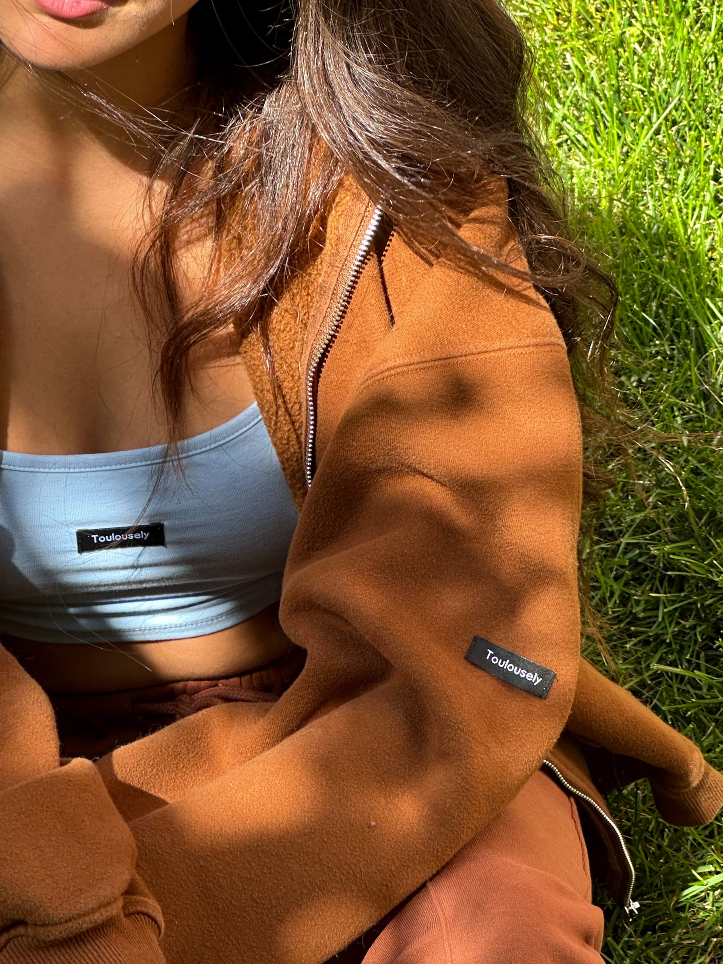 BROWN OVERSIZED JACKET - DARING