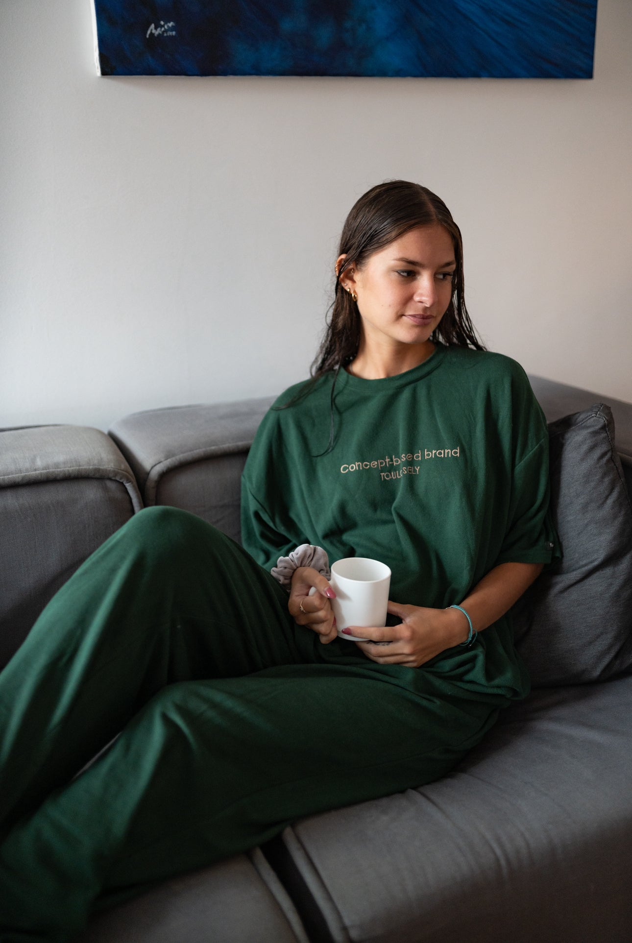 VERT FORÊT T-SHIRTS DOUX