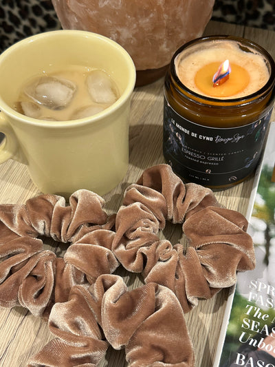 SCRUNCHIES NEUTRES FAITS À LA MAIN - COUSUS PAR CHLOÉ