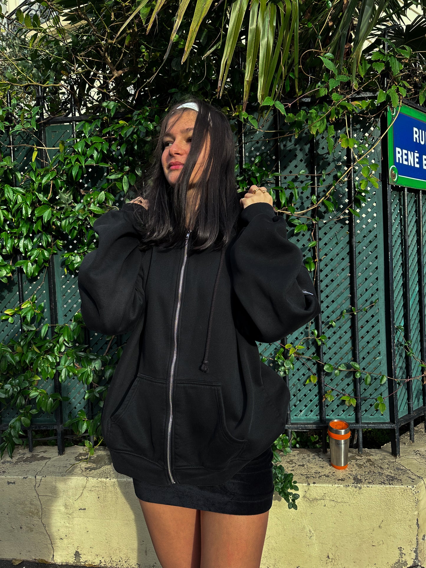 BLACK OVERSIZED JACKET - DARING