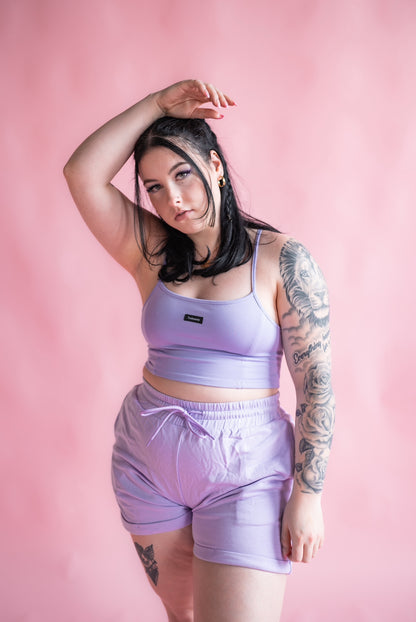 MAUVE PÂLE SHORTS - SIMPLICITY