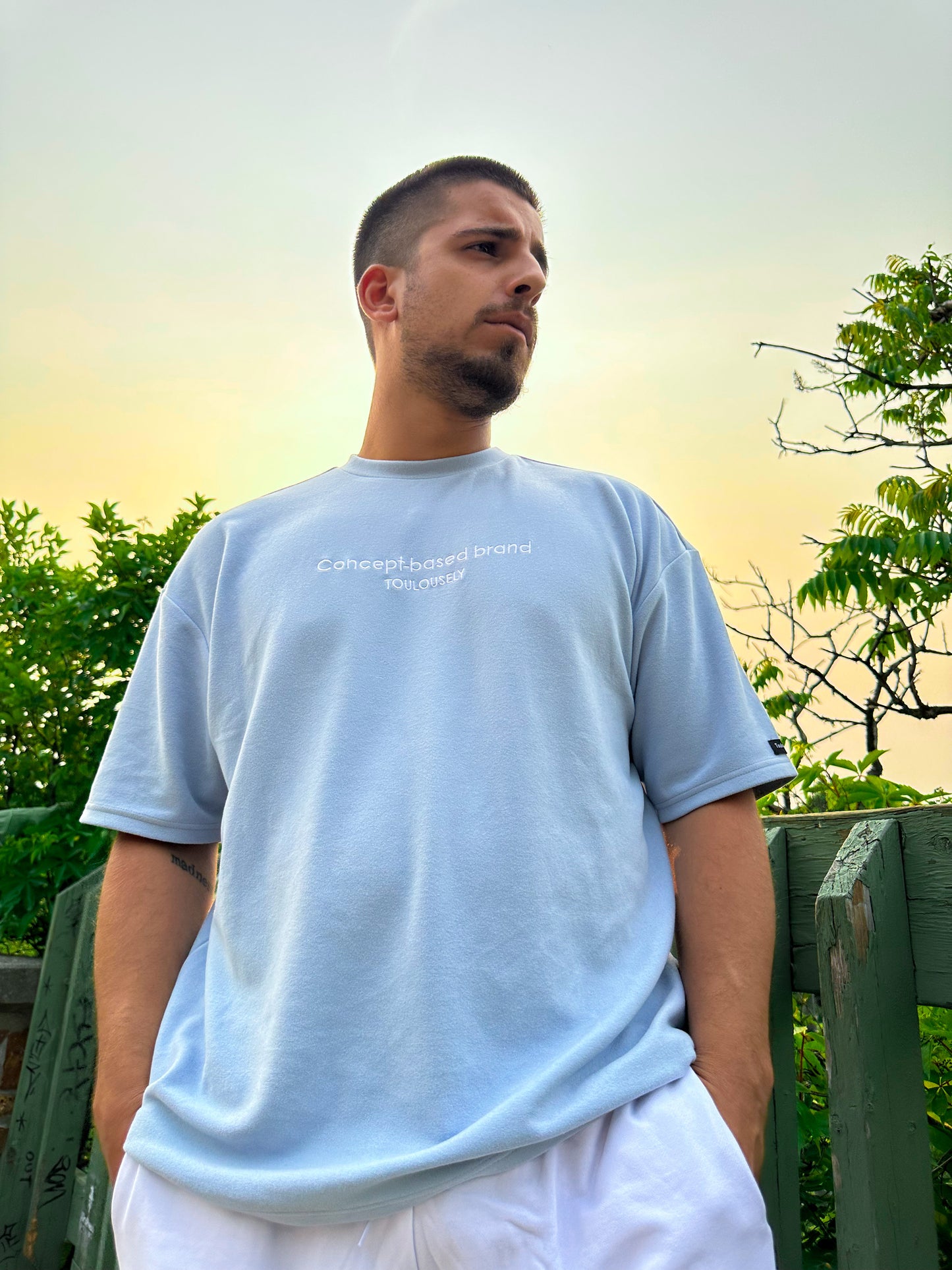 BLEU T-SHIRTS DOUX