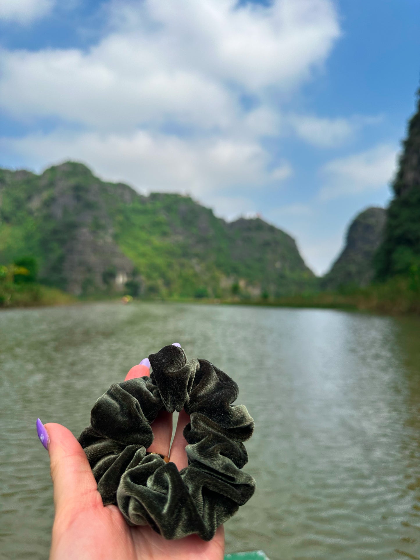 SCRUNCHIES KAKI - COUSUS PAR CHLOÉ