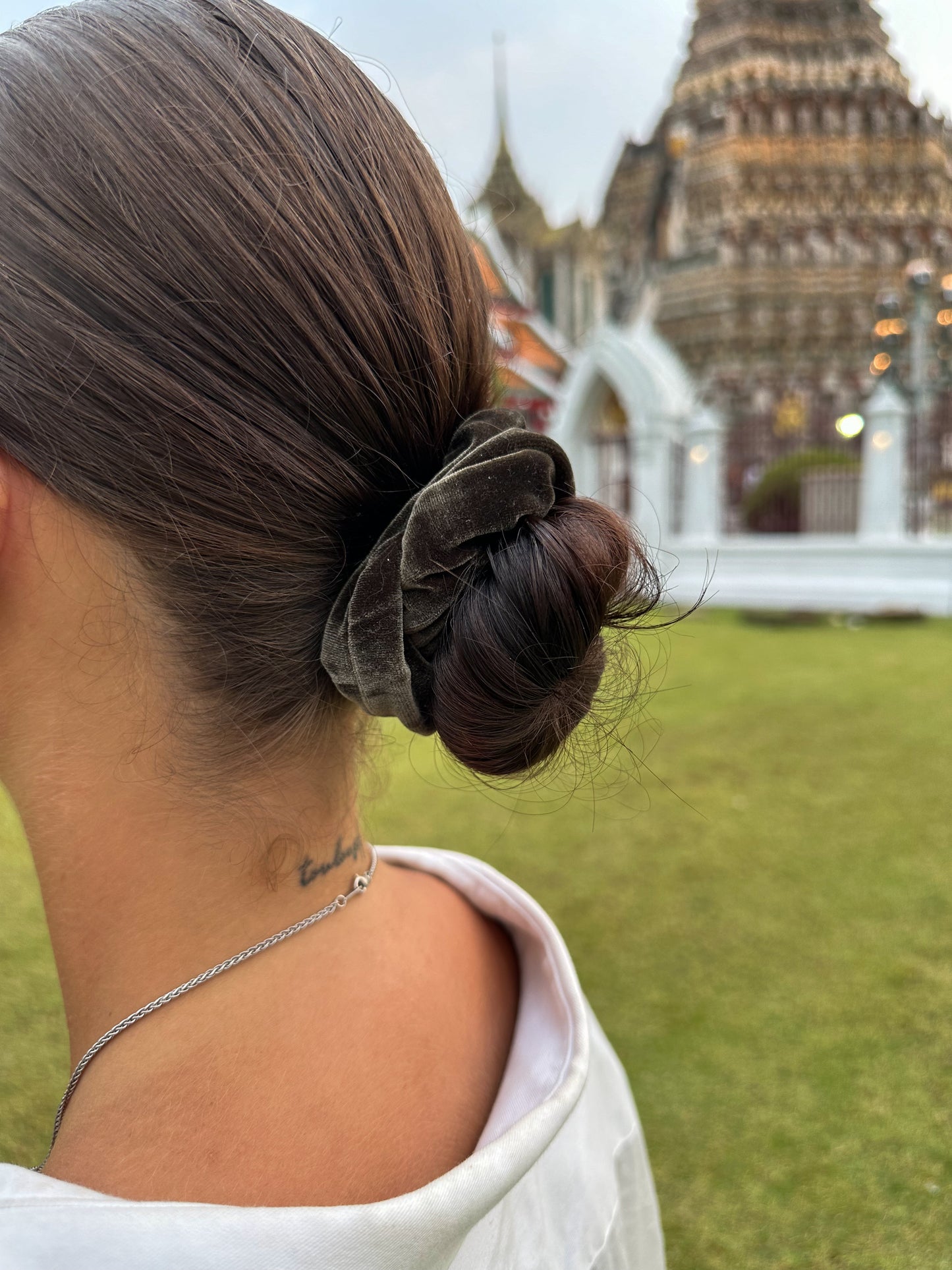 SCRUNCHIES KAKI - COUSUS PAR CHLOÉ