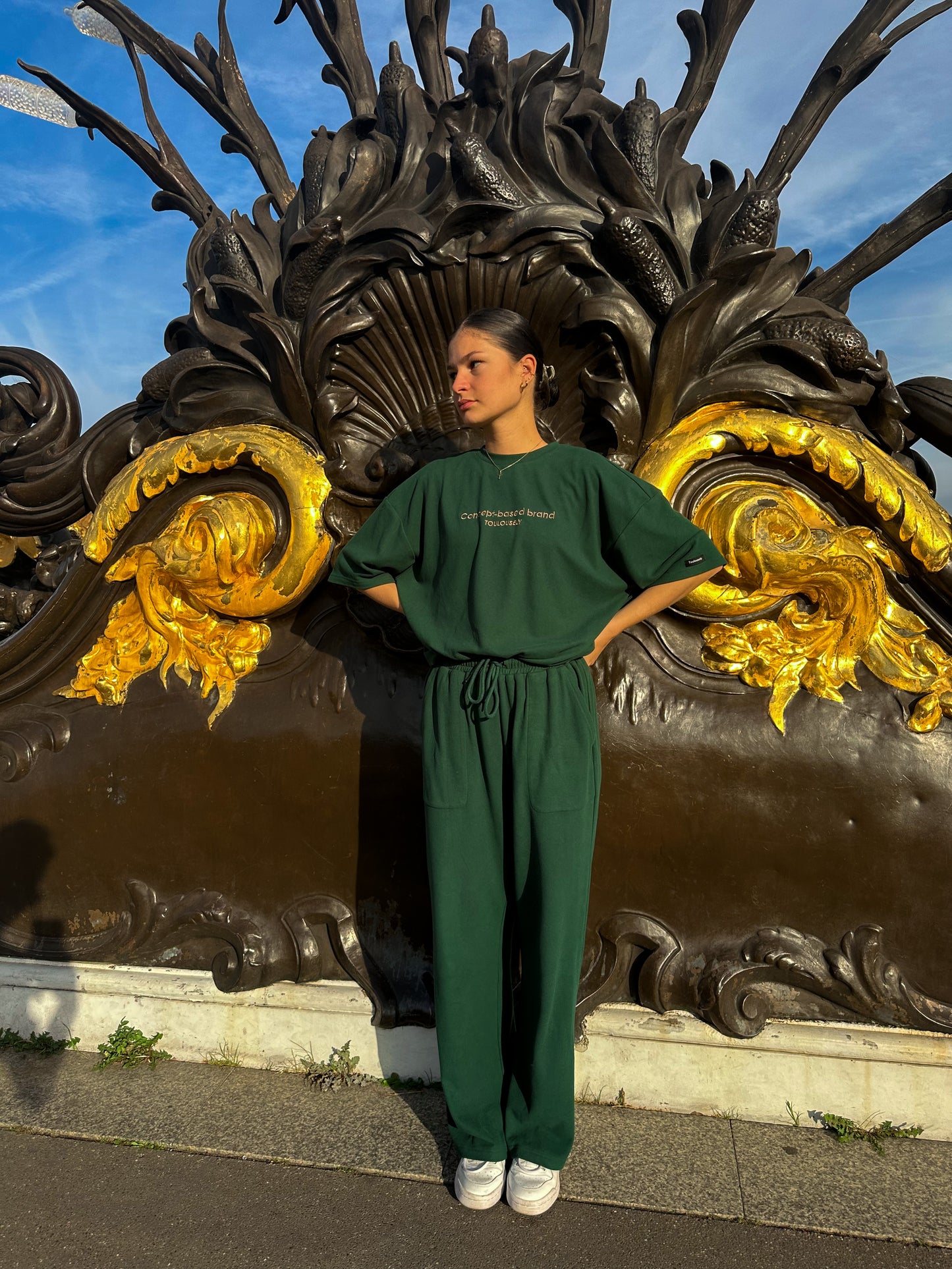 VERT FORÊT PANTALONS DOUX - HUG