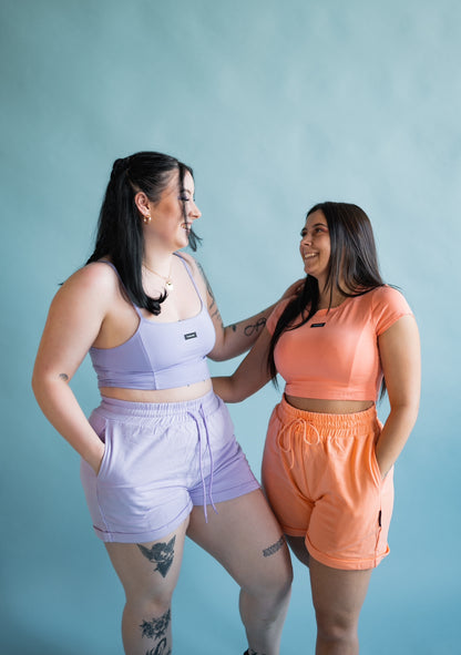 MAUVE PÂLE SHORTS - SIMPLICITY