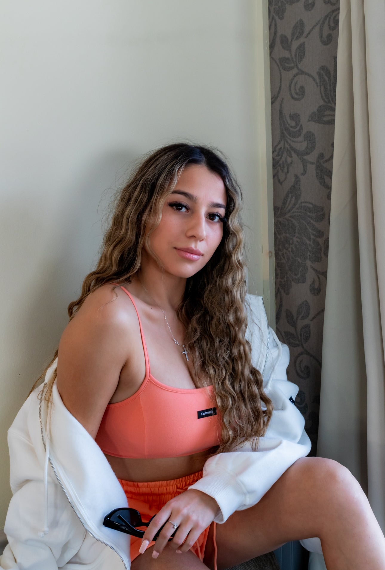 PÊCHE CAMI CROP TOPS