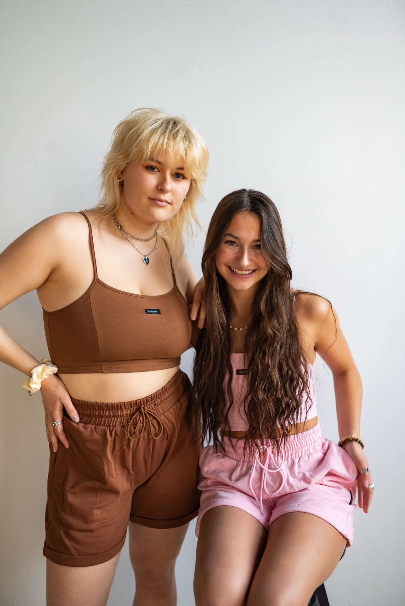 BRUN CAMI CROP TOP