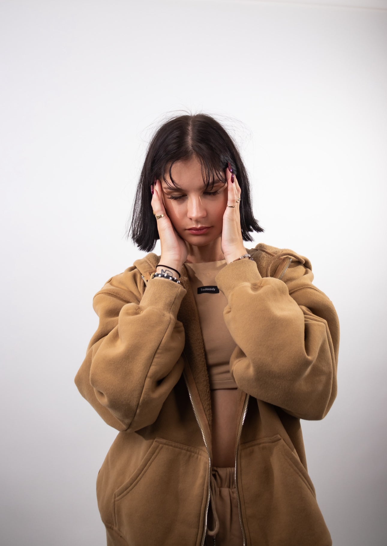 BEIGE OVERSIZED JACKET - DARING