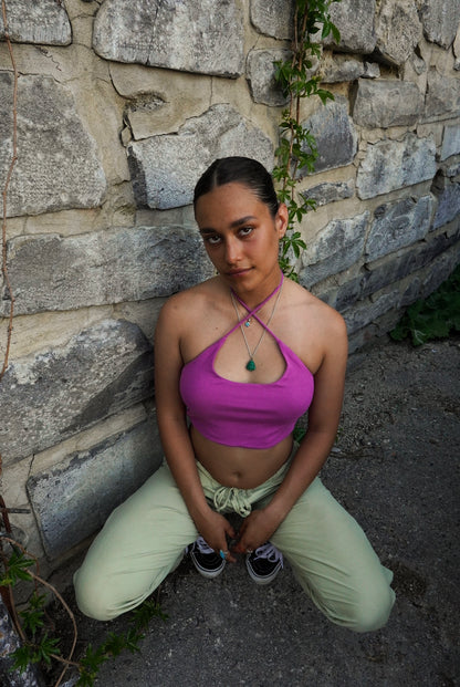 MAGENTA CROP TOPS (Multi Ways)- TRIP