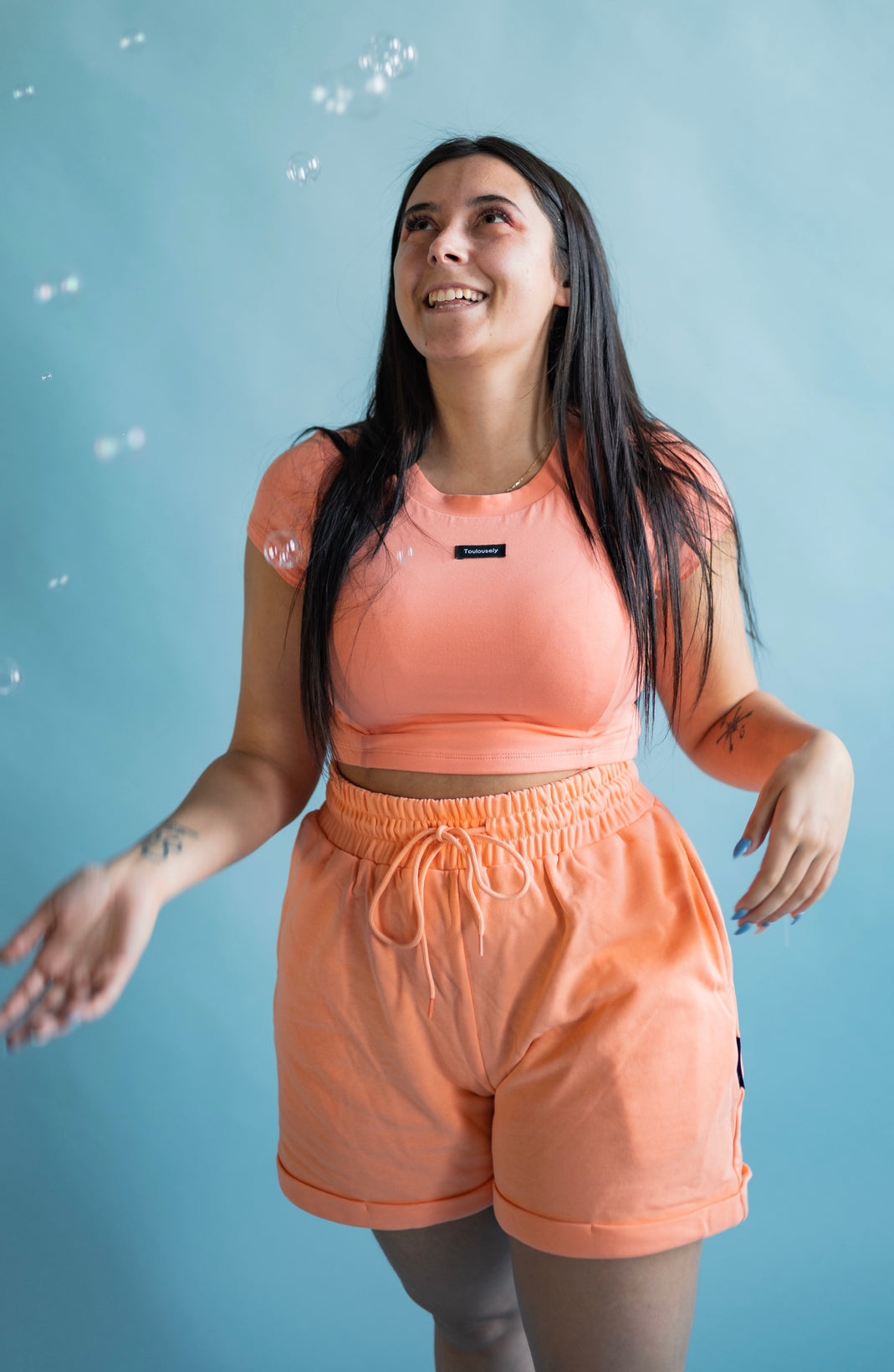 ORANGE PÂLE SHORTS - SIMPLICITY