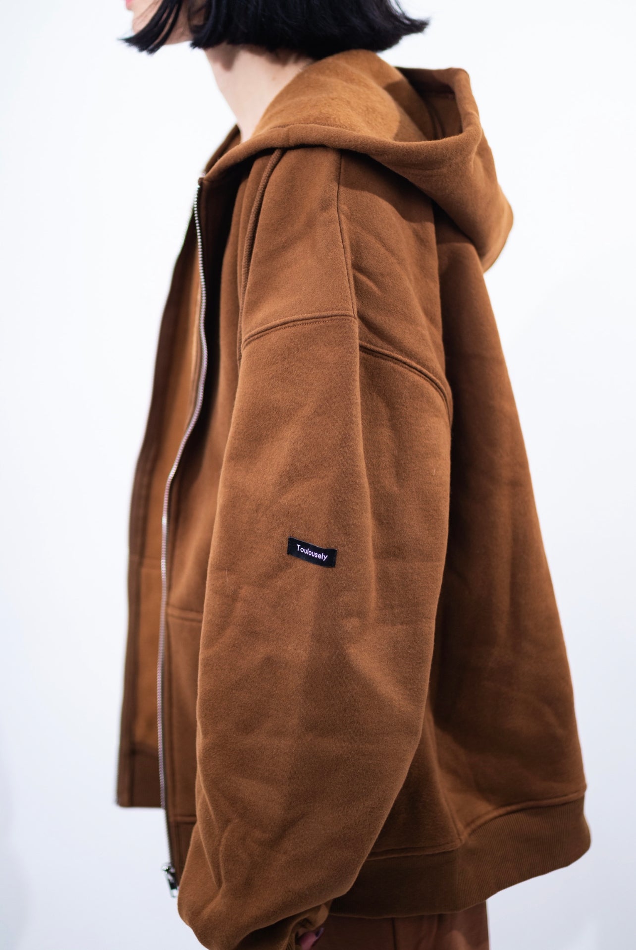BROWN OVERSIZED JACKET - DARING