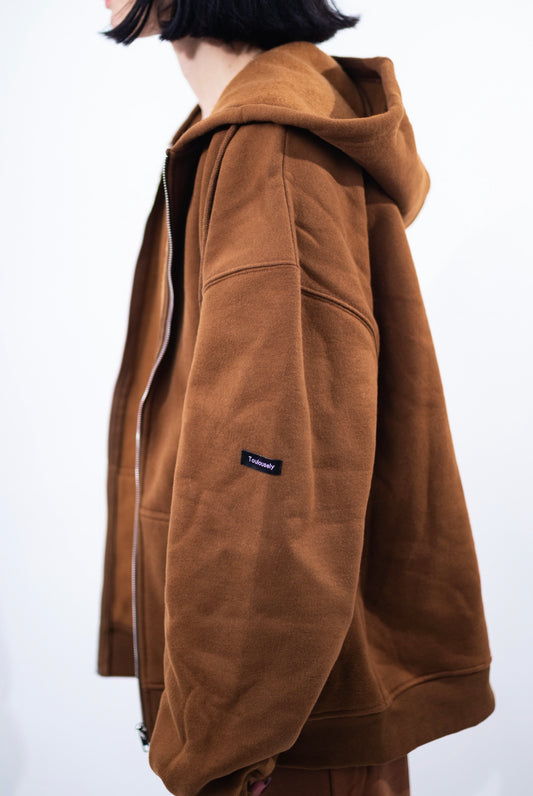 BROWN OVERSIZED JACKET - DARING