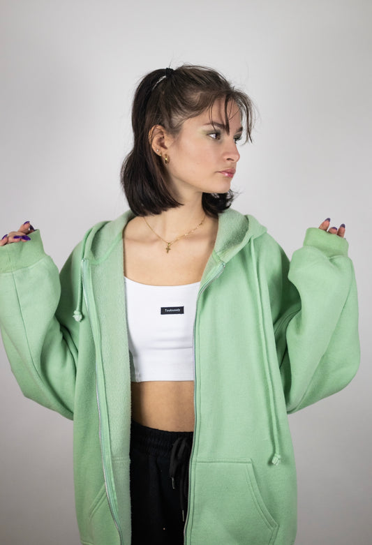 SAGE GREEN OVERSIZED JACKET - DARING