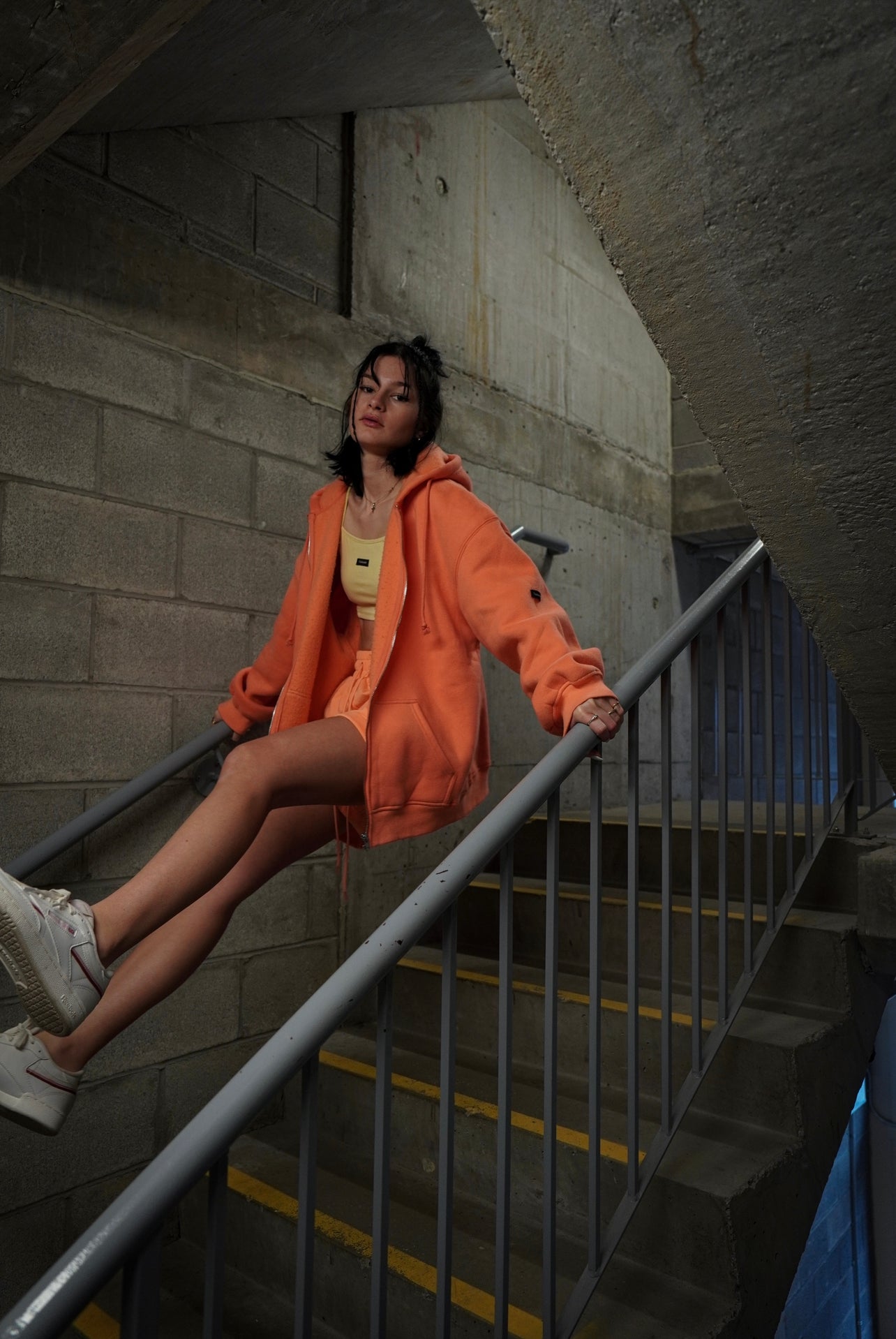 ORANGE OVERSIZED JACKET - DARING