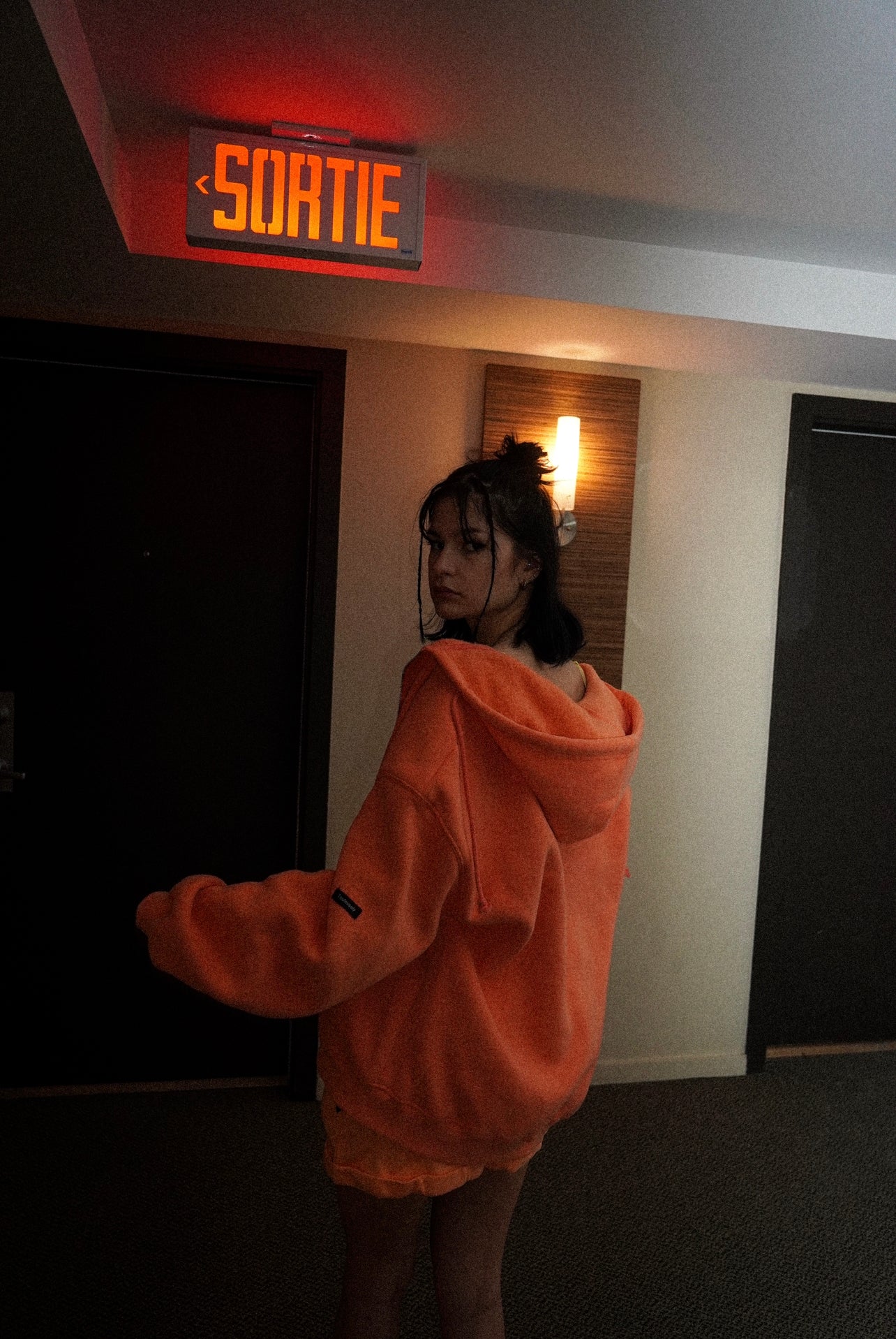 ORANGE OVERSIZED JACKET - DARING