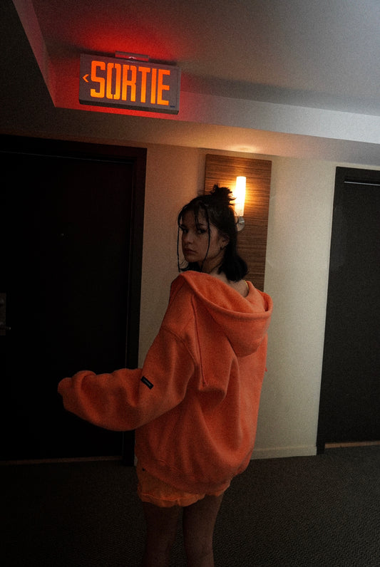 ORANGE OVERSIZED JACKET - DARING