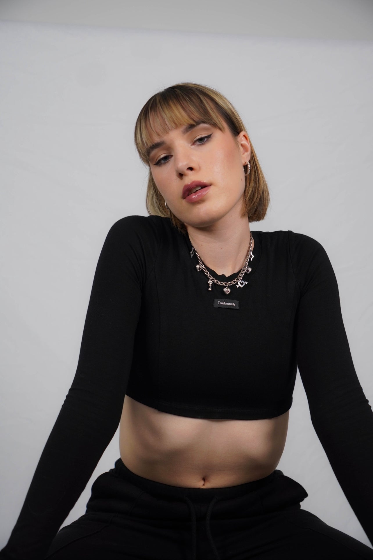 LONG SLEEVE CROP TOP - DARING