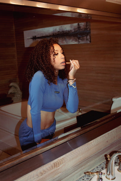 LONG SLEEVE CROP TOP - DARING