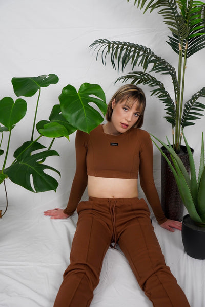 LONG SLEEVE CROP TOP - DARING