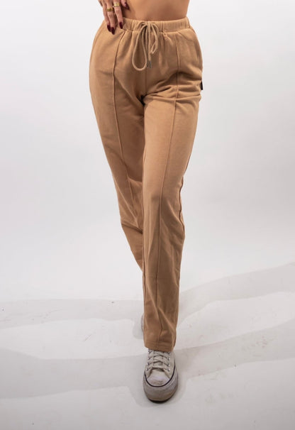 BEIGE PANTALONS DROITS - DARING