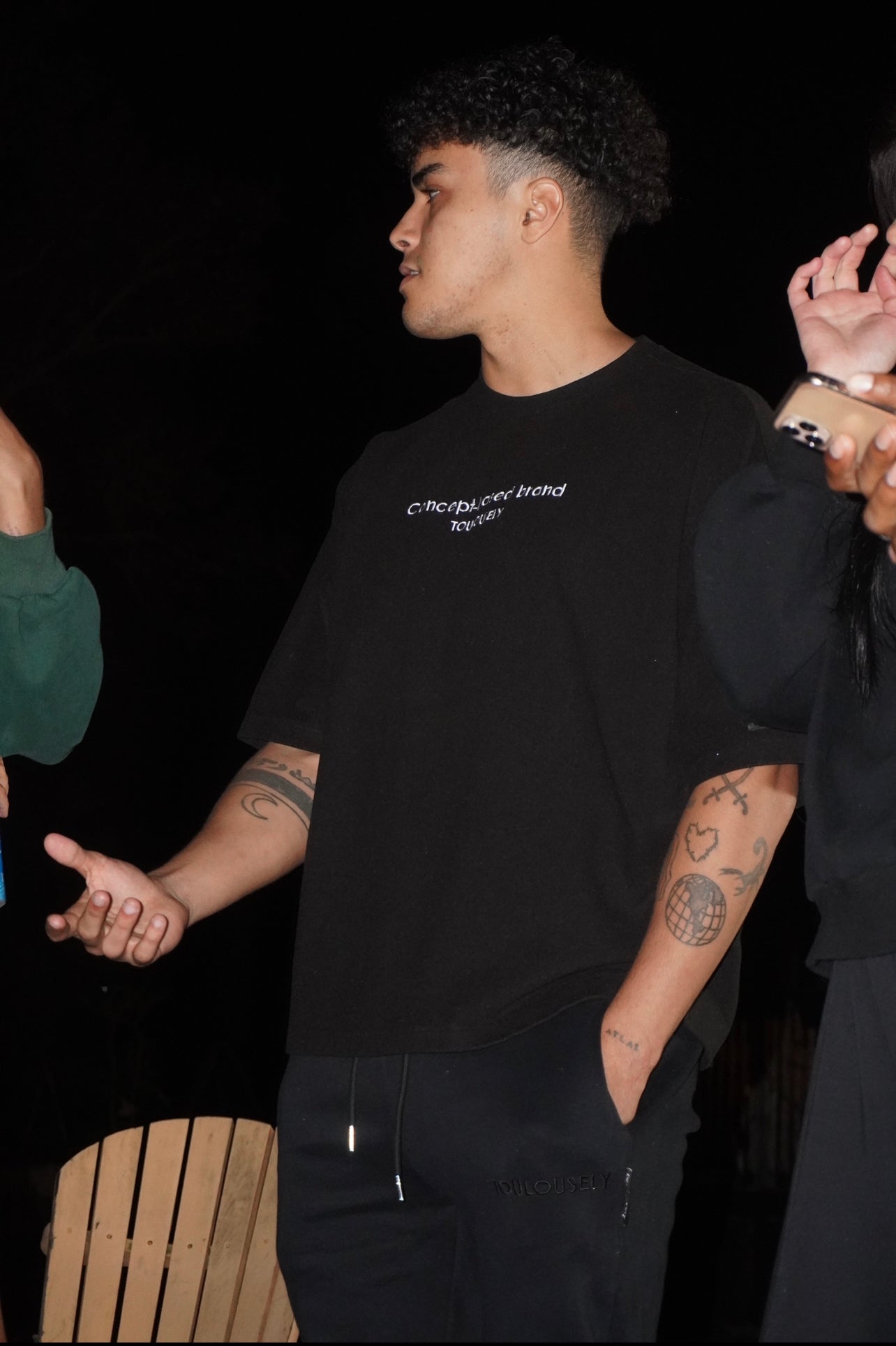 NOIR T-SHIRTS DOUX