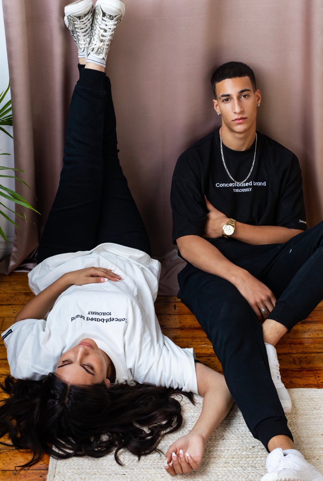 NOIR T-SHIRTS DOUX