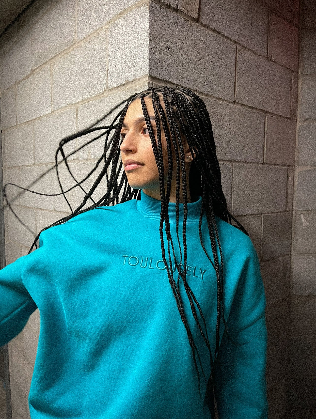 BLEU NECK SWEATSHIRTS