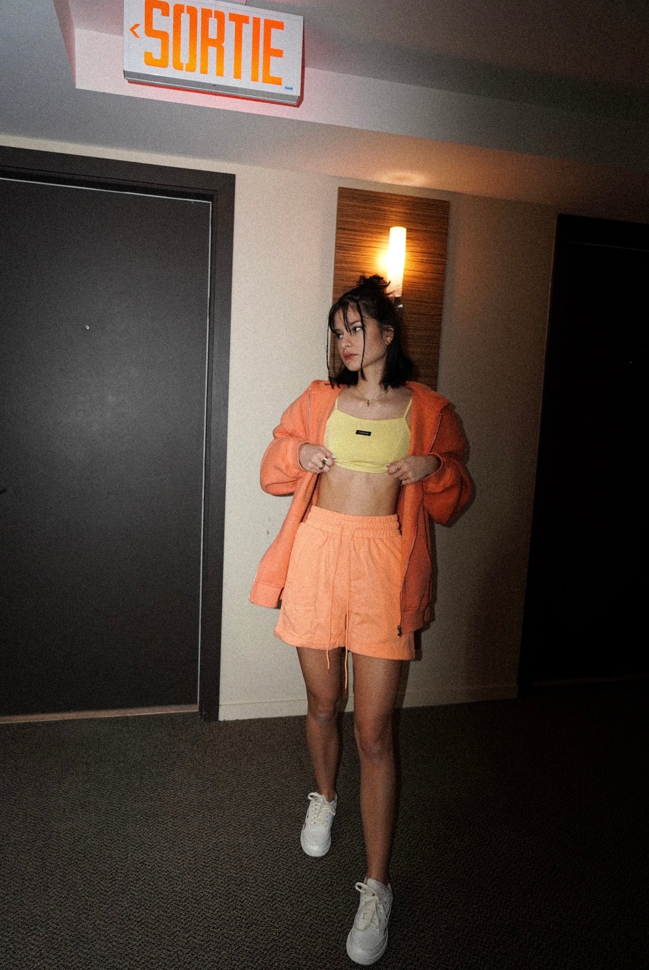 ORANGE PÂLE SHORTS - SIMPLICITY