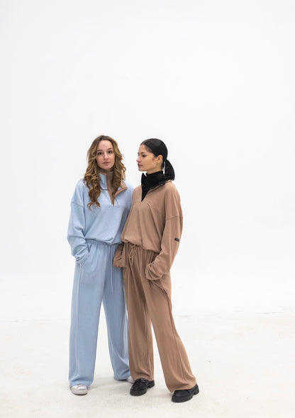 BLEU PANTALONS DOUX - HUG